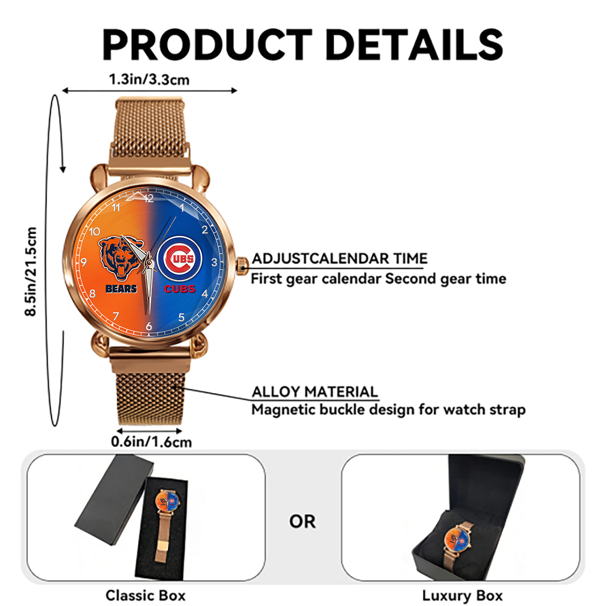 Chicago Women's Watch - Customized Women's Watch