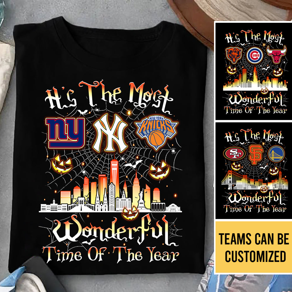 It's The Most Wonderful Time Of The Year Shirt - Customized Shirt - Halloween ver