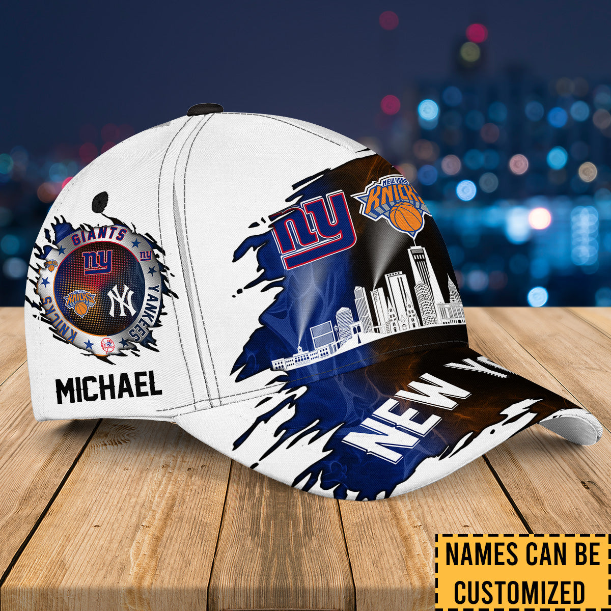 New York Skyline Classic Cap - Customized Classic Cap (clt)