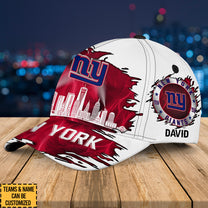 Team Skyline Classic Cap - Customized Team Classic Cap - NYG