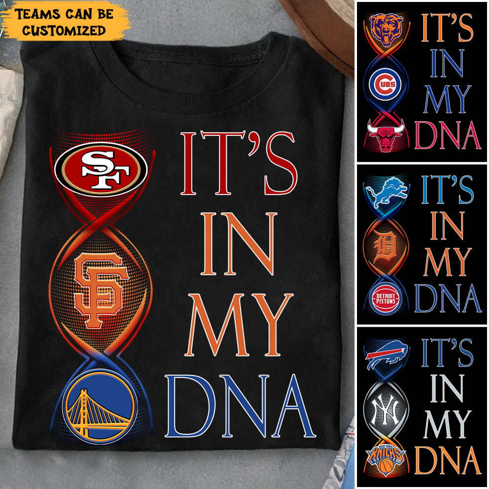 Three Teams DNA Shirt - Customized Shirt V2