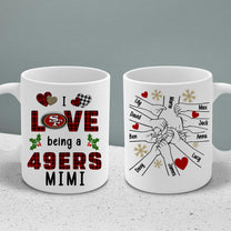 I Love Being A Grandma - Customized Team Ceramic Mugs