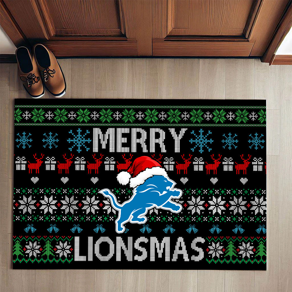 Merry Xmas Doormat - Anti Slip Indoor Doormat - DTLO