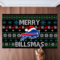 Merry Xmas Doormat - Anti Slip Indoor Doormat - BFLB