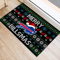 Merry Xmas Doormat - Anti Slip Indoor Doormat - BFLB