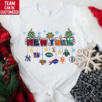 Christmas Teams Shirt - Customized Shirt - NY