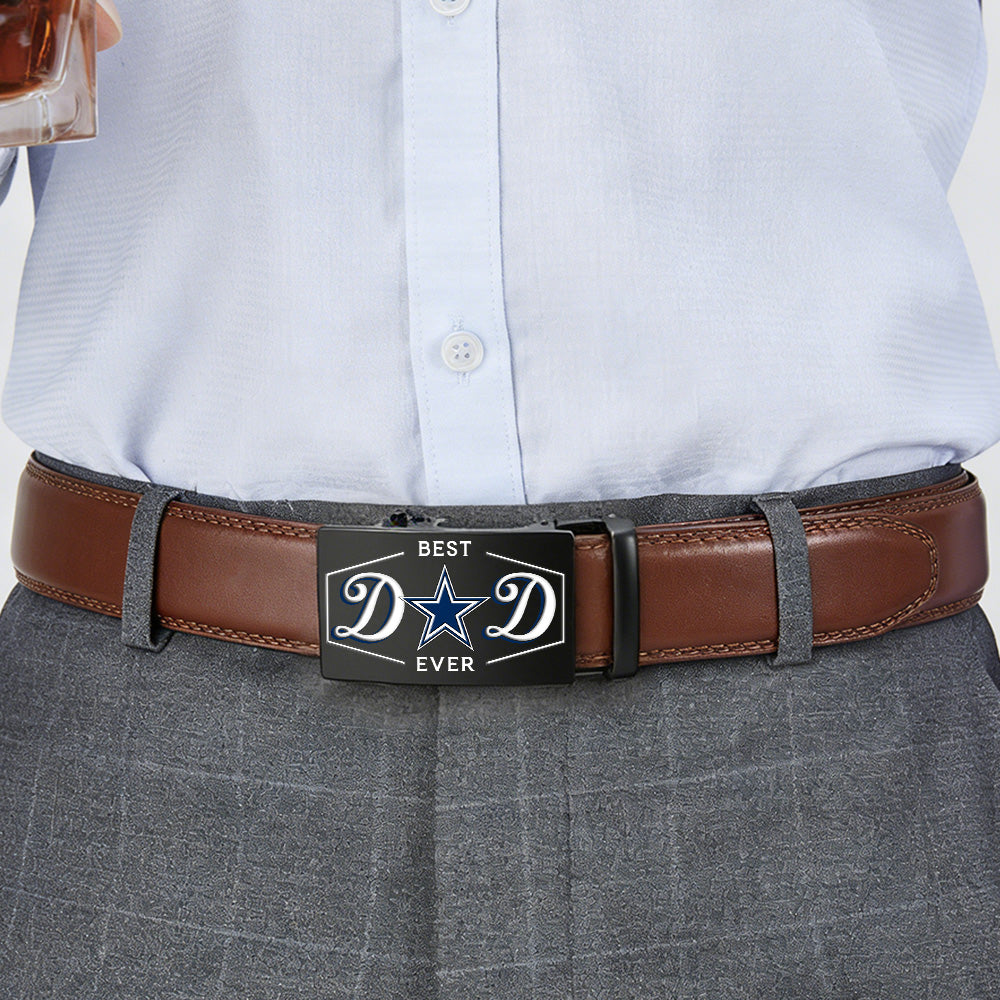 Best Dad Ever - Customized Leather Belt