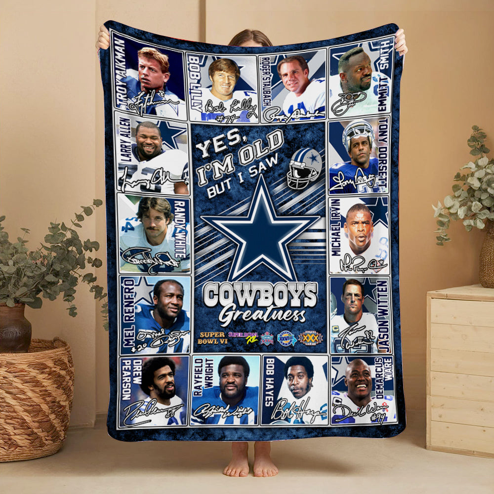 Dallas CB Greatness Fleece Blanket - DLCB