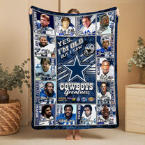Dallas CB Greatness Fleece Blanket - DLCB