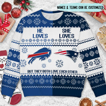 He Loves She Loves Sweater - Customized Sweater