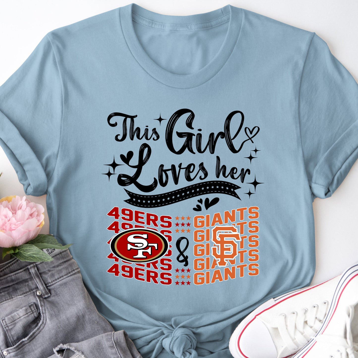 Customized Shirt For SF49ers + SFG