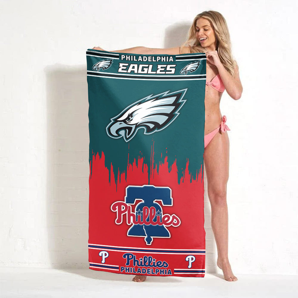 Philadelphia Teams Beach Towel