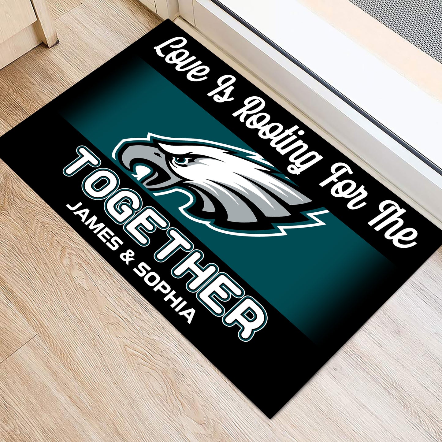 Love is Rooting for Together Doormat - Anti Slip Indoor Doormat - PLDPAEG