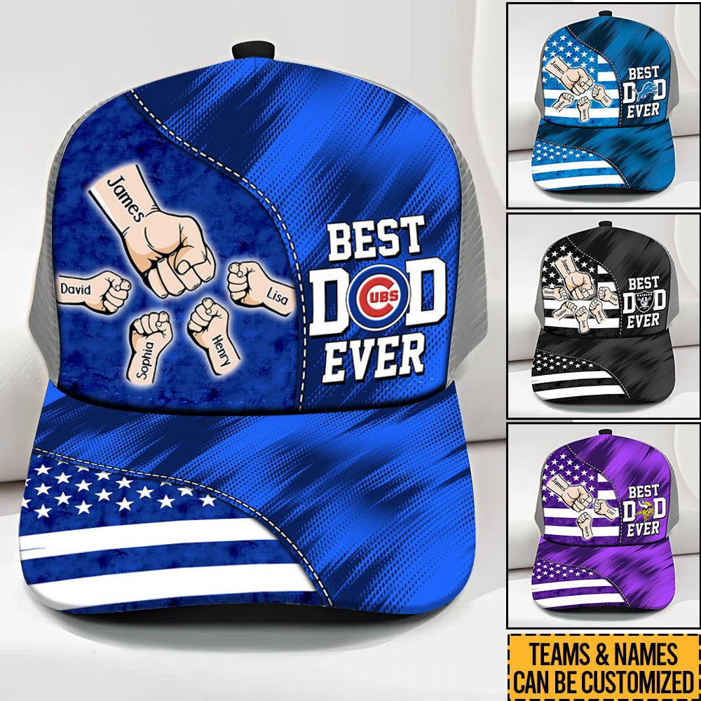 Best Dad Ever Mesh Back Casual Cap - Customized Mesh Back Casual Cap