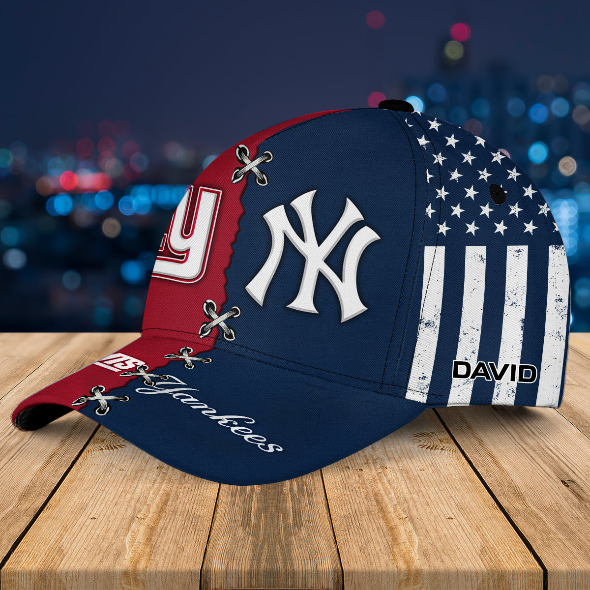Two Teams Customized Classic Cap - Flag Ver