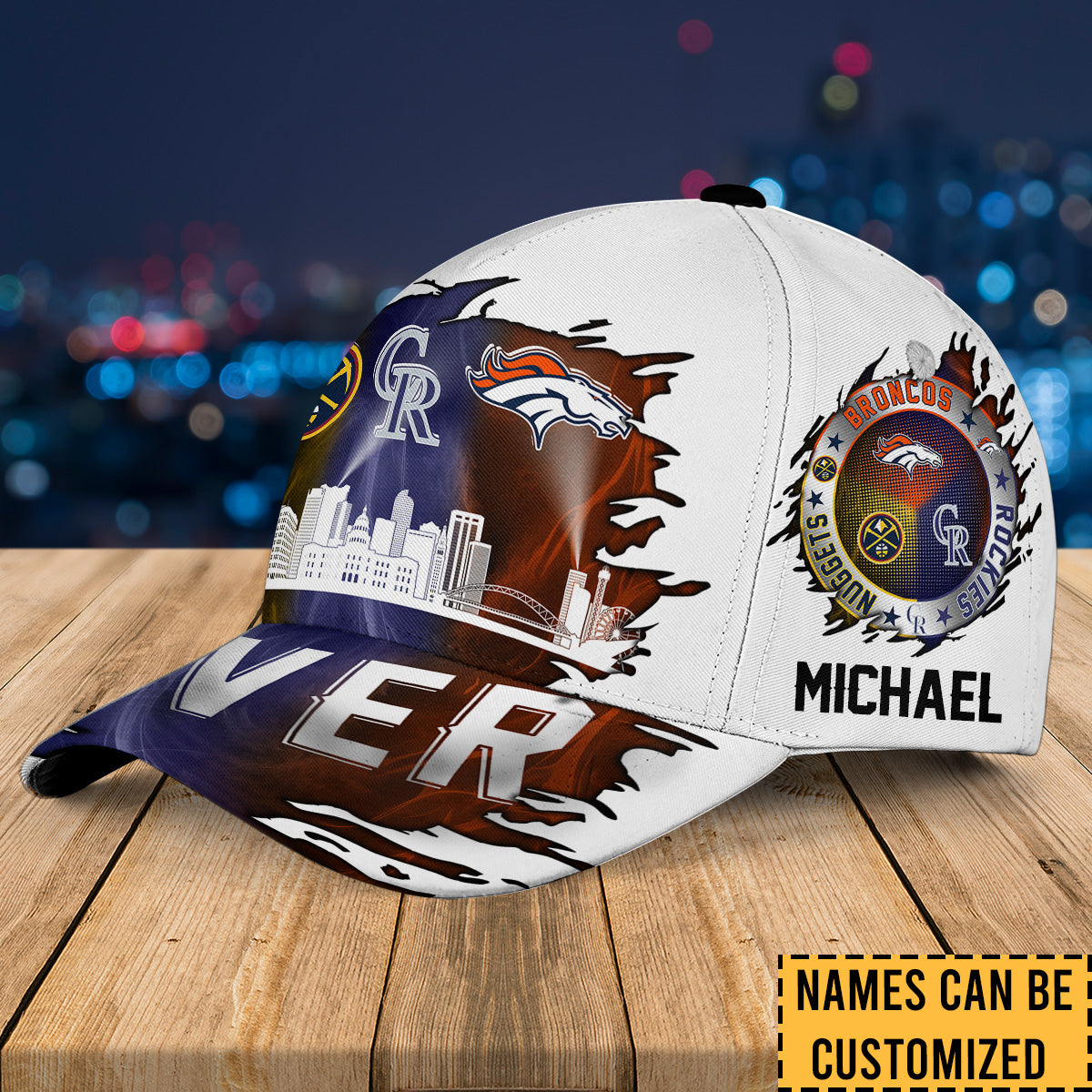 Denver Skyline Classic Cap - Customized Classic Cap