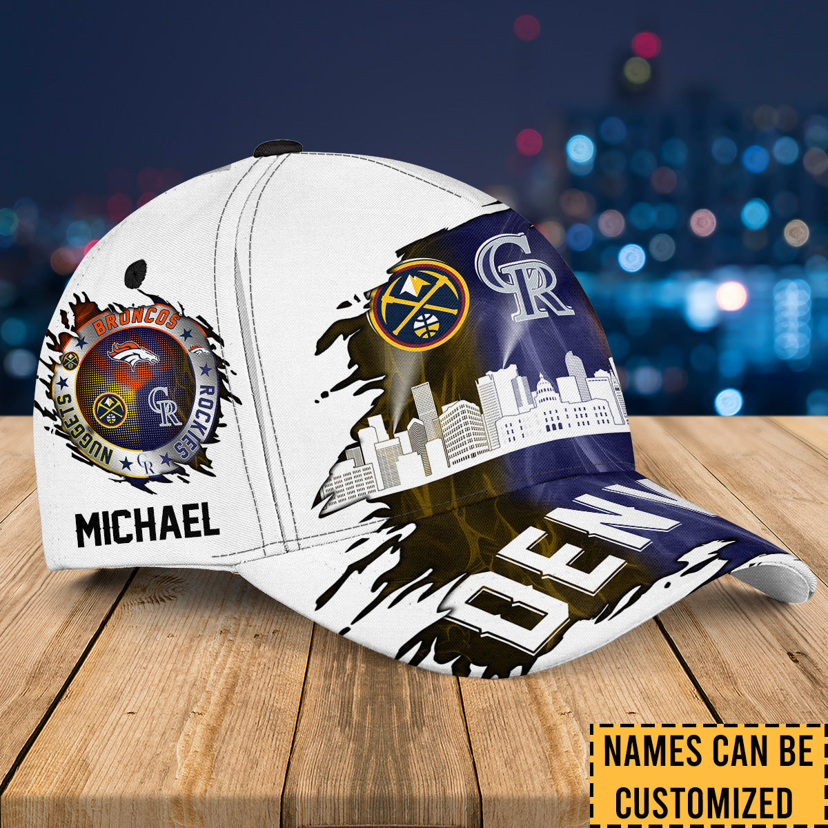 Denver Skyline Classic Cap - Customized Classic Cap
