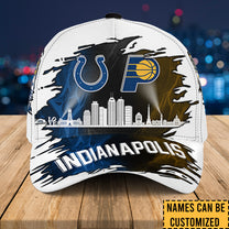 Indianapolis Skyline Classic Cap - Customized Classic Cap - v2