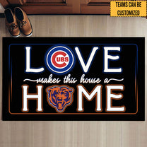 Love Makes This House A Home -  Customized Doormat - Anti Slip Indoor Doormat - CCGC CCGB