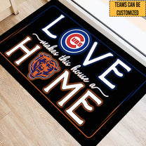 Love Makes This House A Home -  Customized Doormat - Anti Slip Indoor Doormat - CCGC CCGB