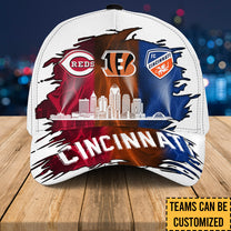 Cincinnati Skyline Classic Cap - Customized Team Classic Cap