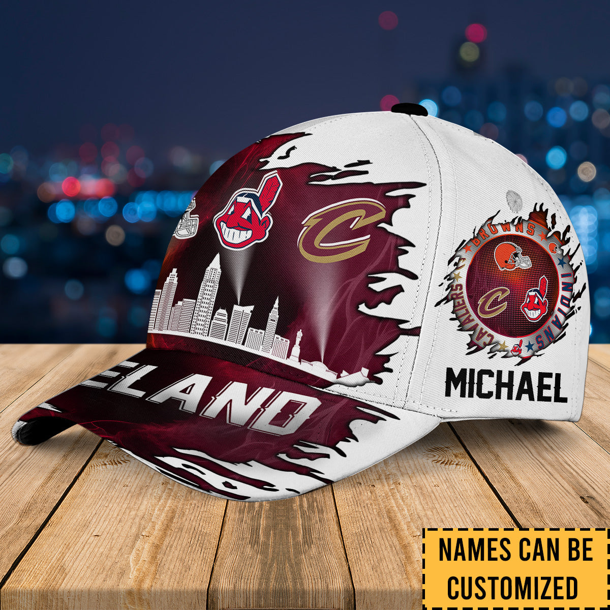 Cleveland Skyline Classic Cap - Customized Classic Cap