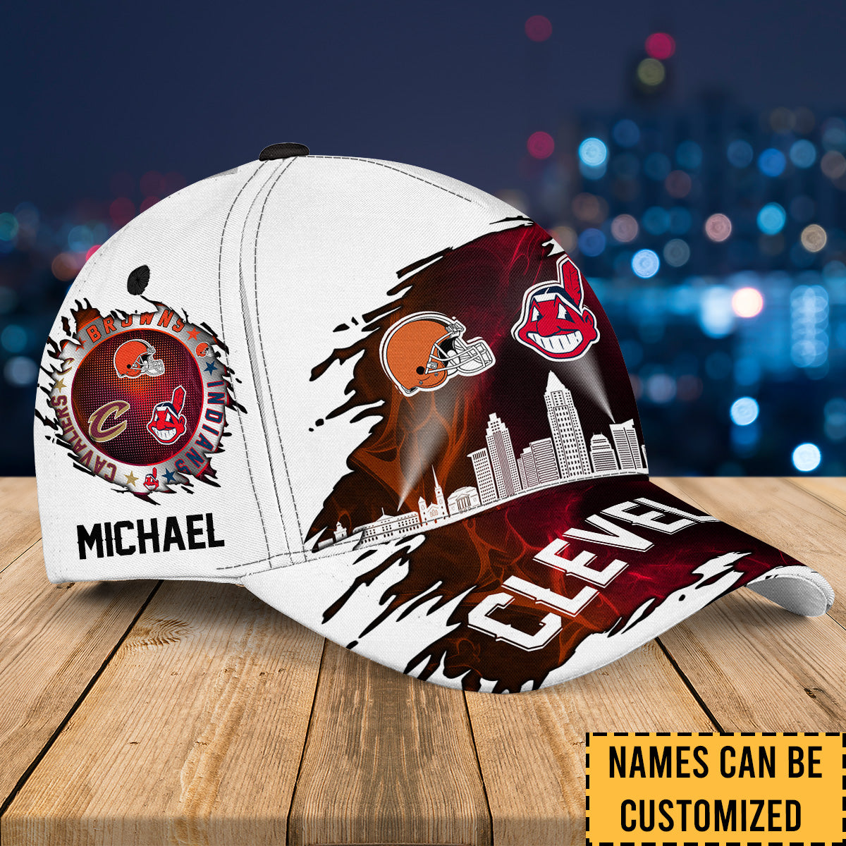Cleveland Skyline Classic Cap - Customized Classic Cap