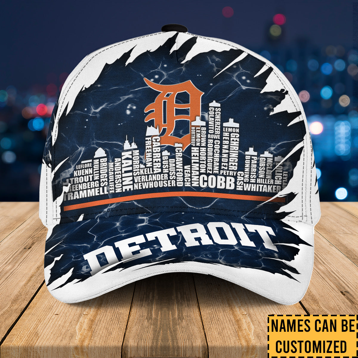 Detroit Legend Skyline Classic Cap - Customized Classic Cap - DTTG