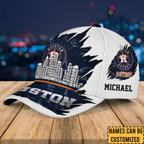 Houston Legend Skyline Classic Cap - Customized Classic Cap - HTAT