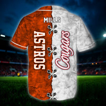 Personalized Two Teams Split Jersey- Customized Jersey For Diane Mills V3