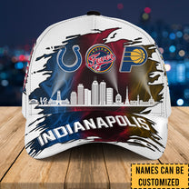 Indianapolis Skyline Classic Cap - Customized Classic Cap