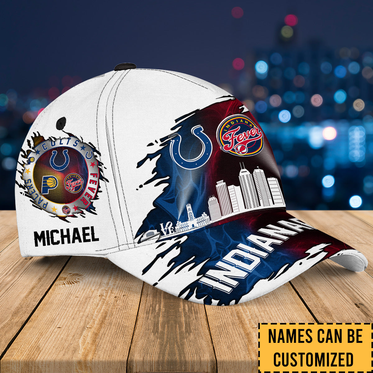 Indianapolis Skyline Classic Cap - Customized Classic Cap