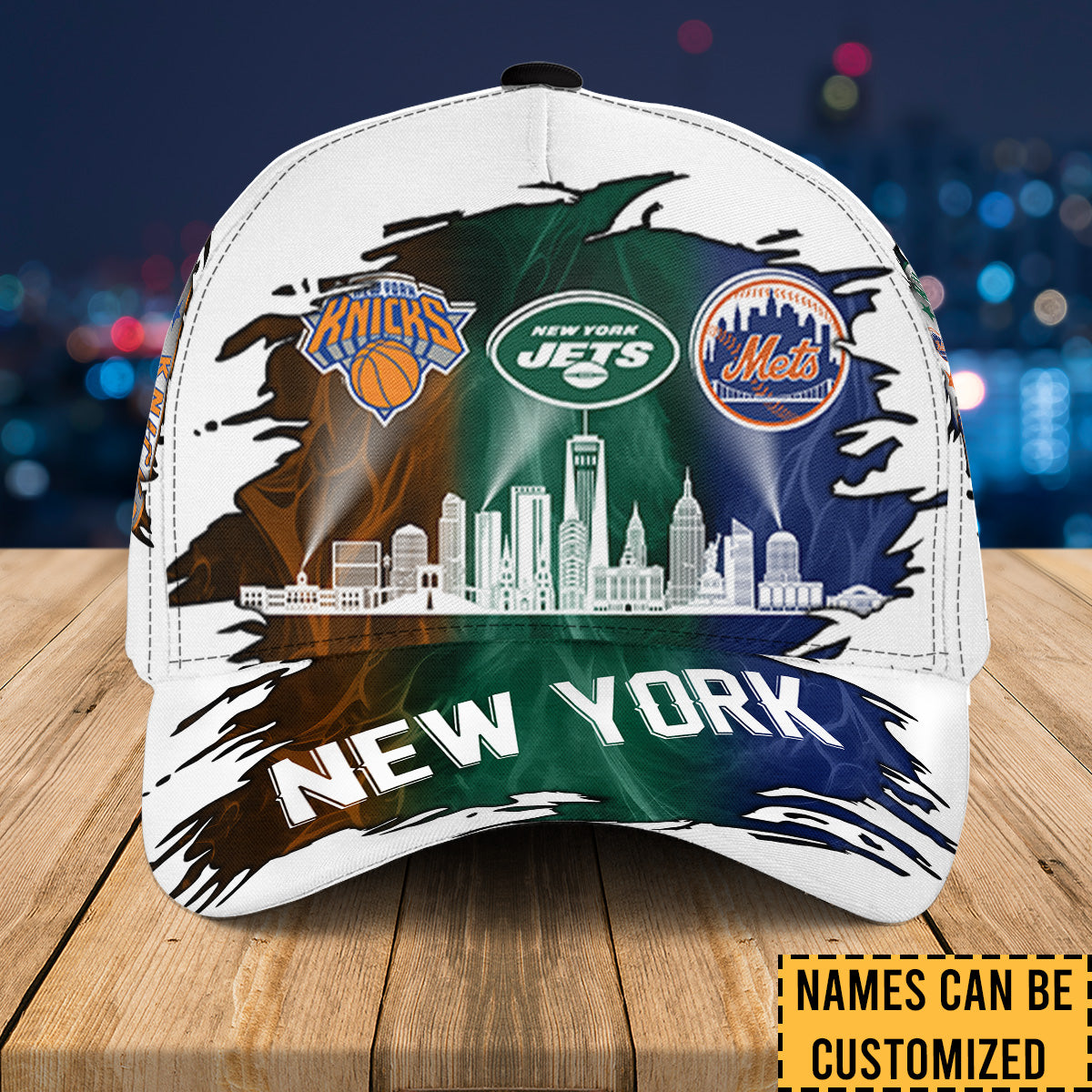 New York Skyline Classic Cap - Customized Classic Cap - v5