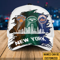 New York Skyline Classic Cap - Customized Classic Cap - v5