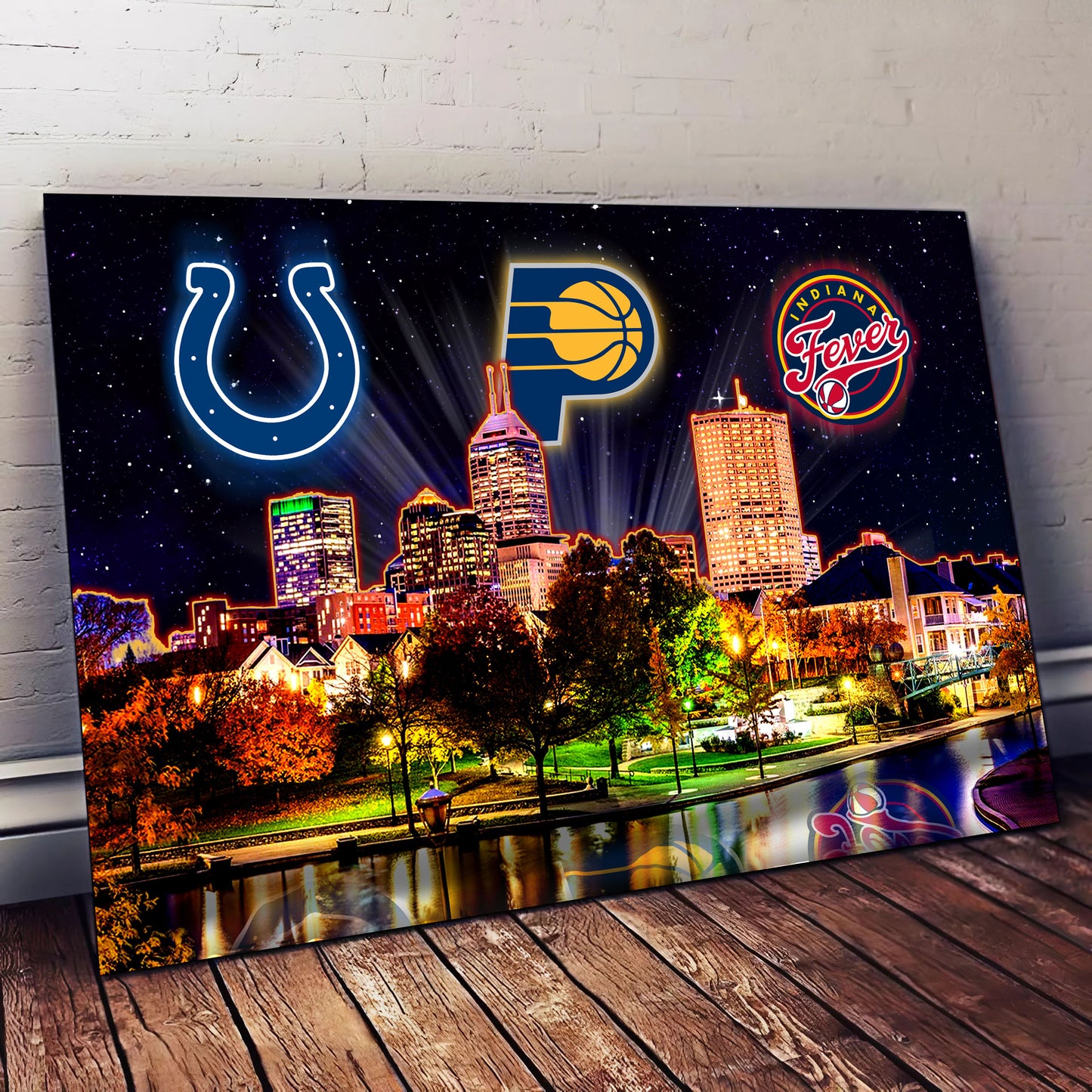 Indianapolis Skyline Unframed Poster, Wall Art