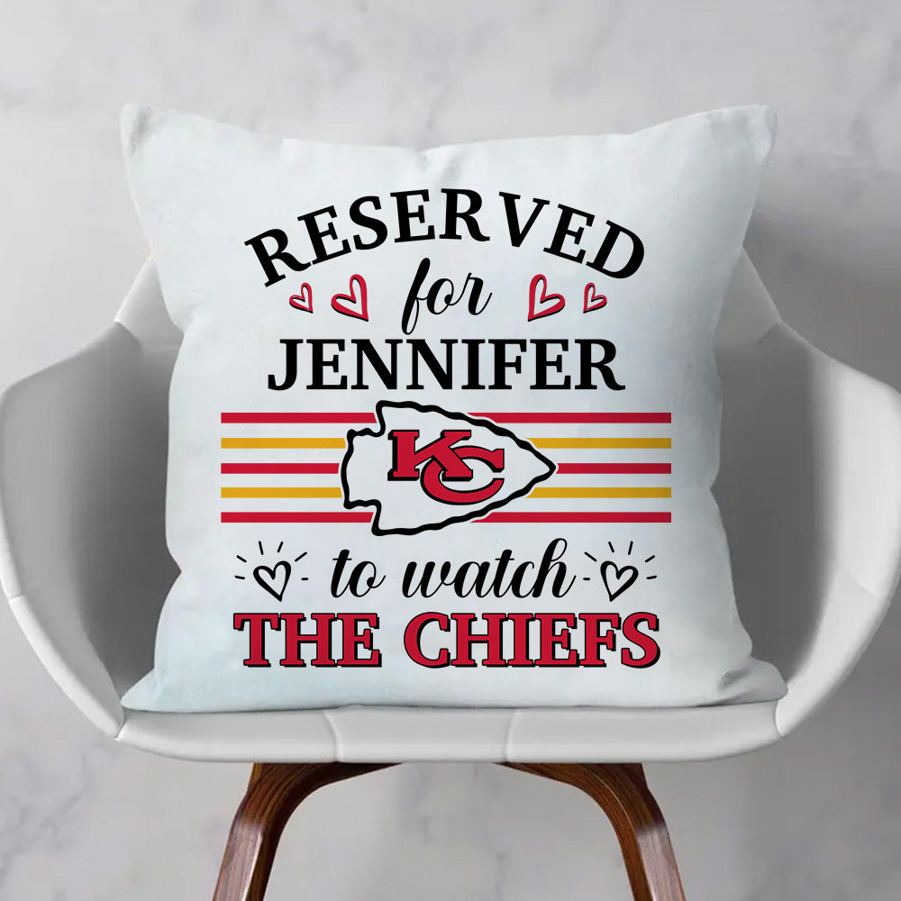 Reserved For To Watch Pillow - Customized Pillow (Insert Included)