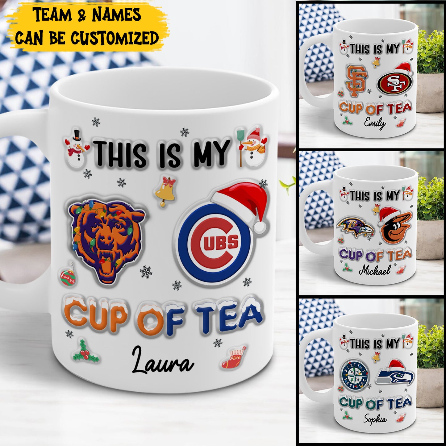 This is My Cup of Tea - Customized Ceramic Mugs