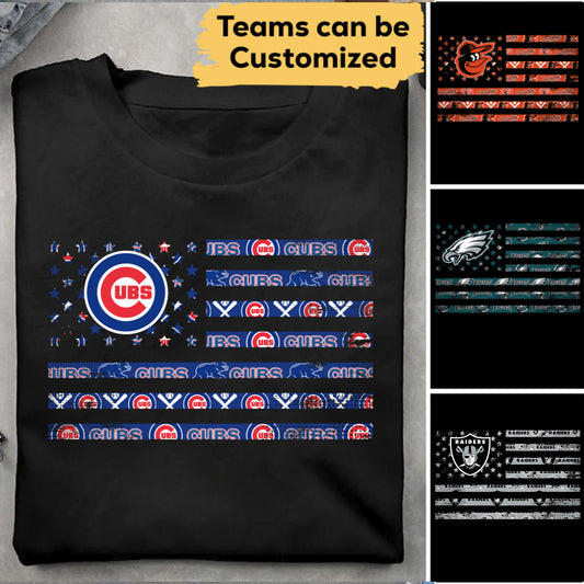 American Flag Shirt - Customized Shirt (clt)