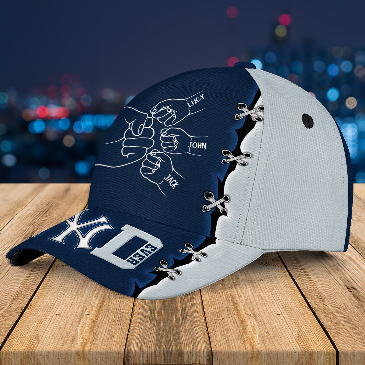 Best Dad Ever Classic Cap - Customized Gift For Dads V1