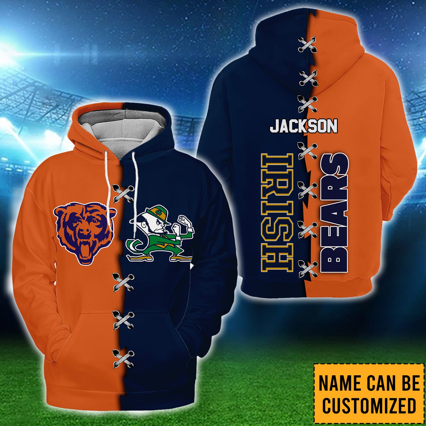 Teams Fleece Hoodie- Customized Fleece Hoodie - CGC, NDFI