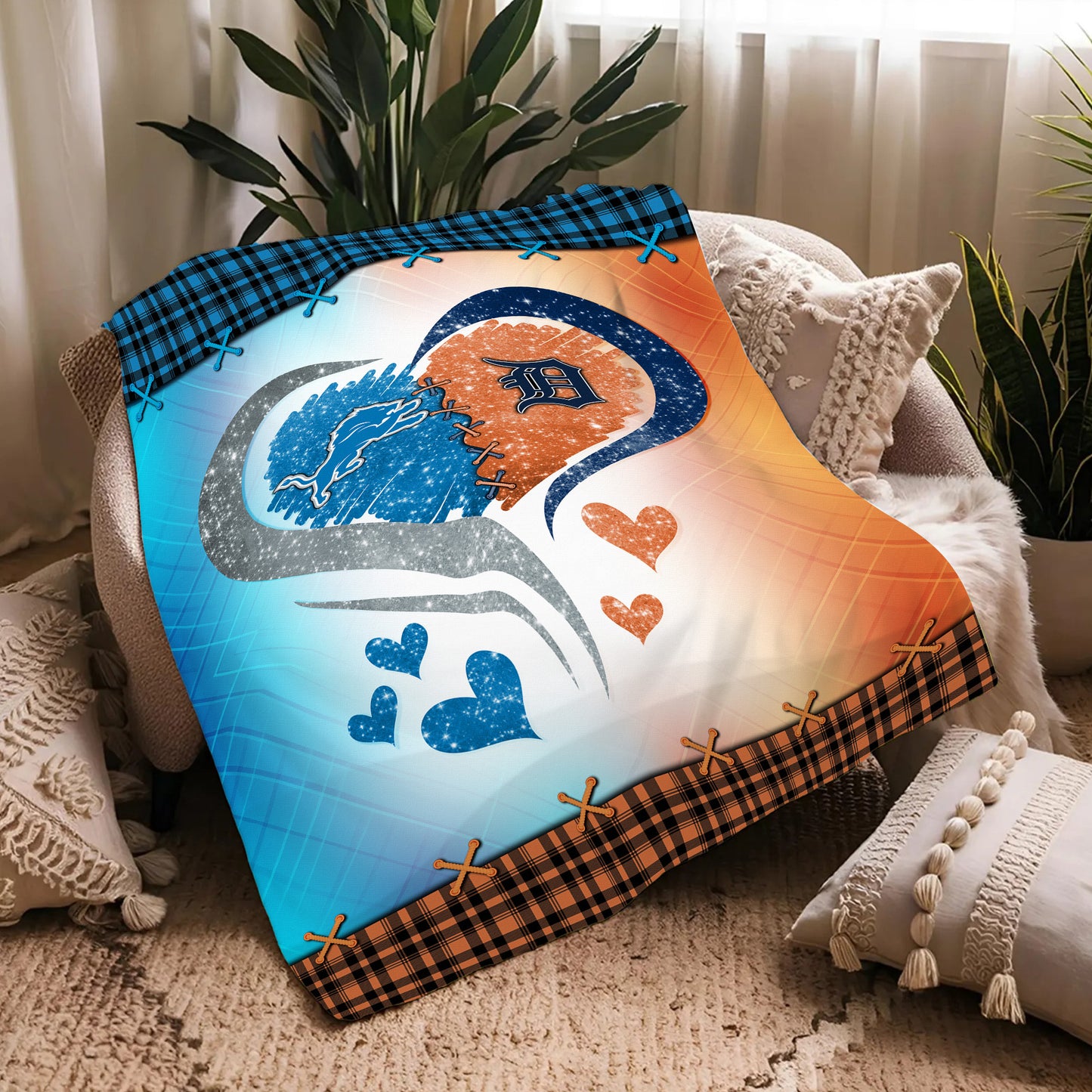 Detroit LO, Detroit TG Fleece Blanket