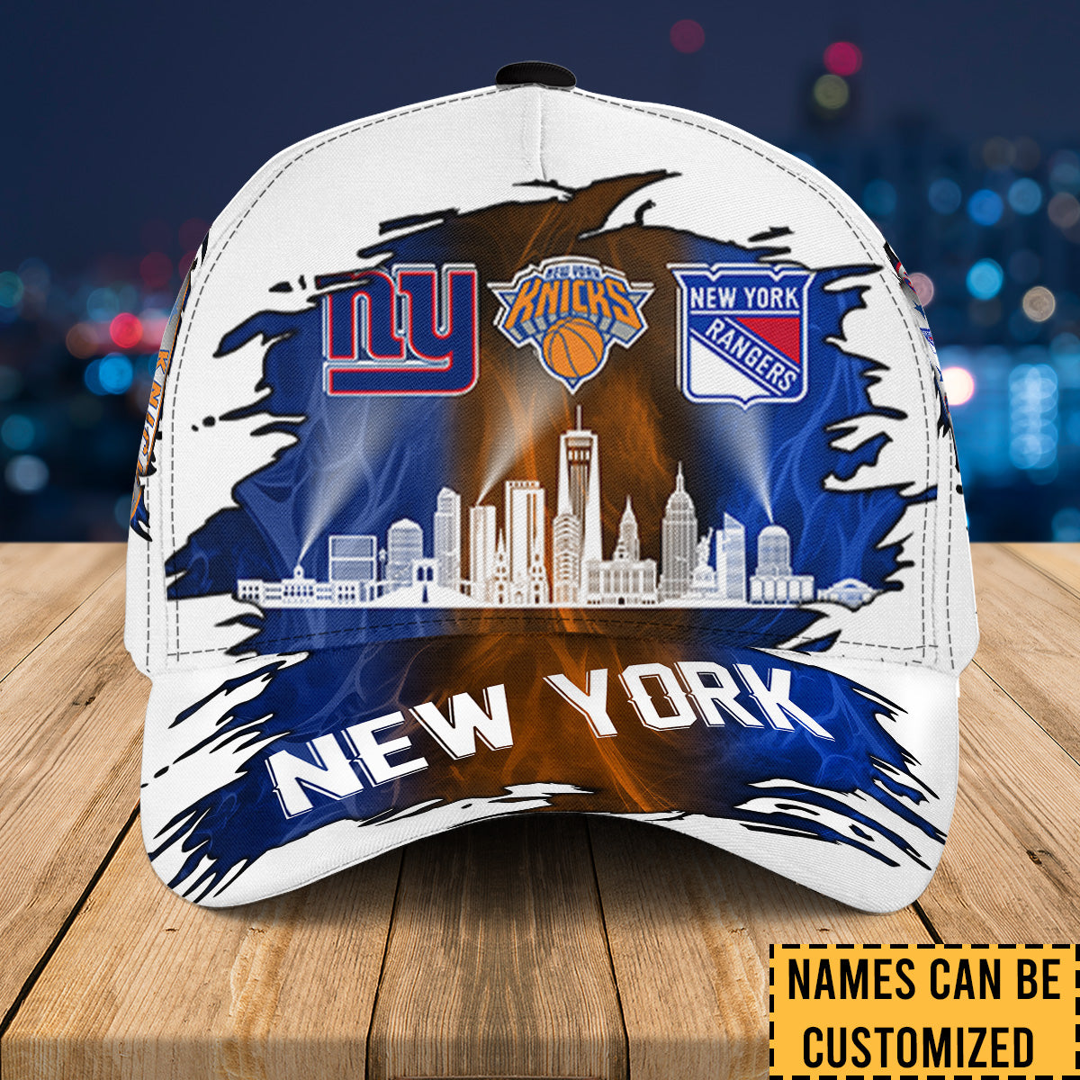 New York Skyline Classic Cap - Customized Classic Cap - v3