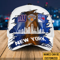 New York Skyline Classic Cap - Customized Classic Cap - v3