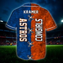 Personalized Two Teams Split Jersey- Customized Jersey For Diane Mills V5