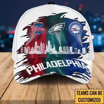 Philadelphia Skyline Classic Cap - Customized Team Classic Cap