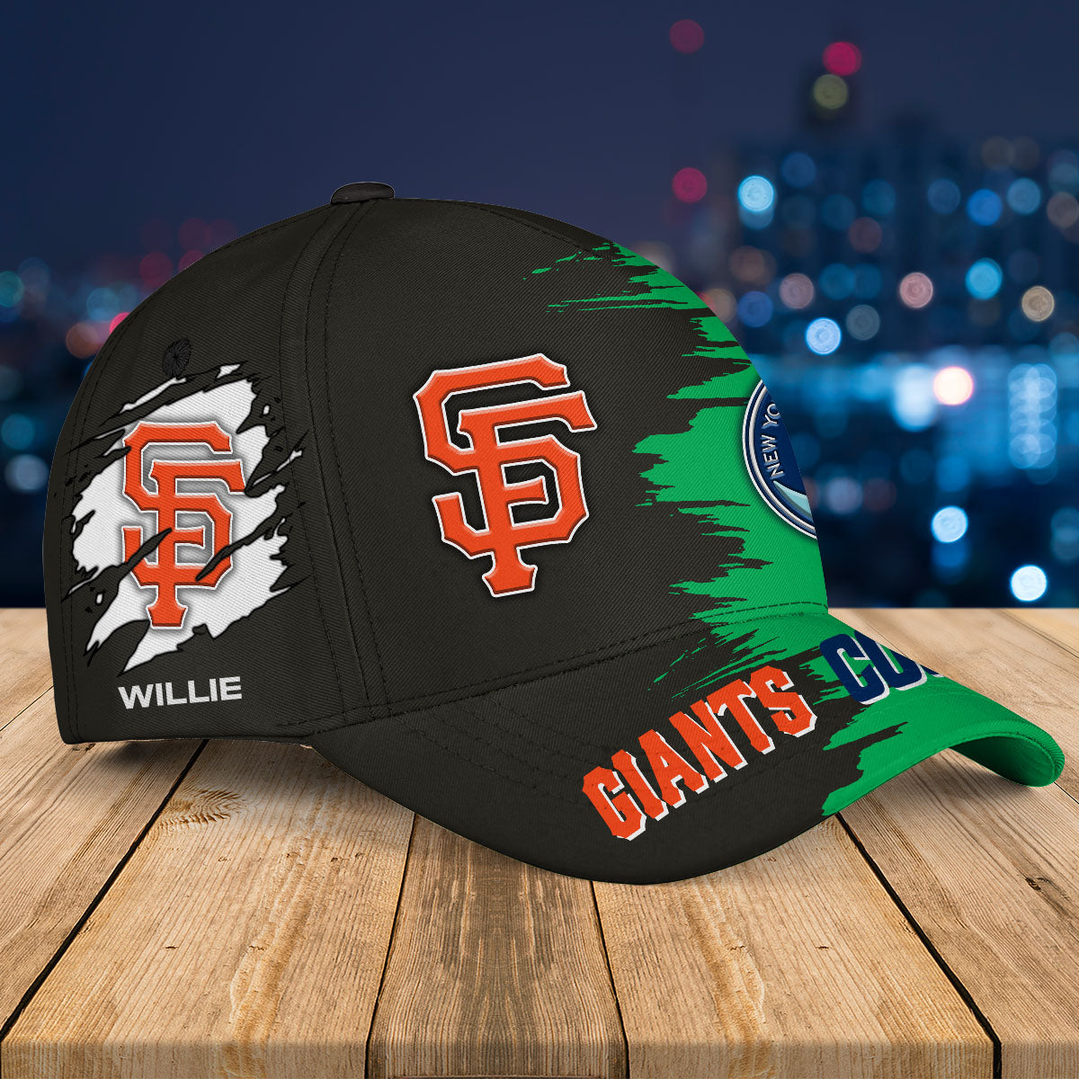 Two Teams Classic Cap - Customized Classic Cap - SFG NYCM
