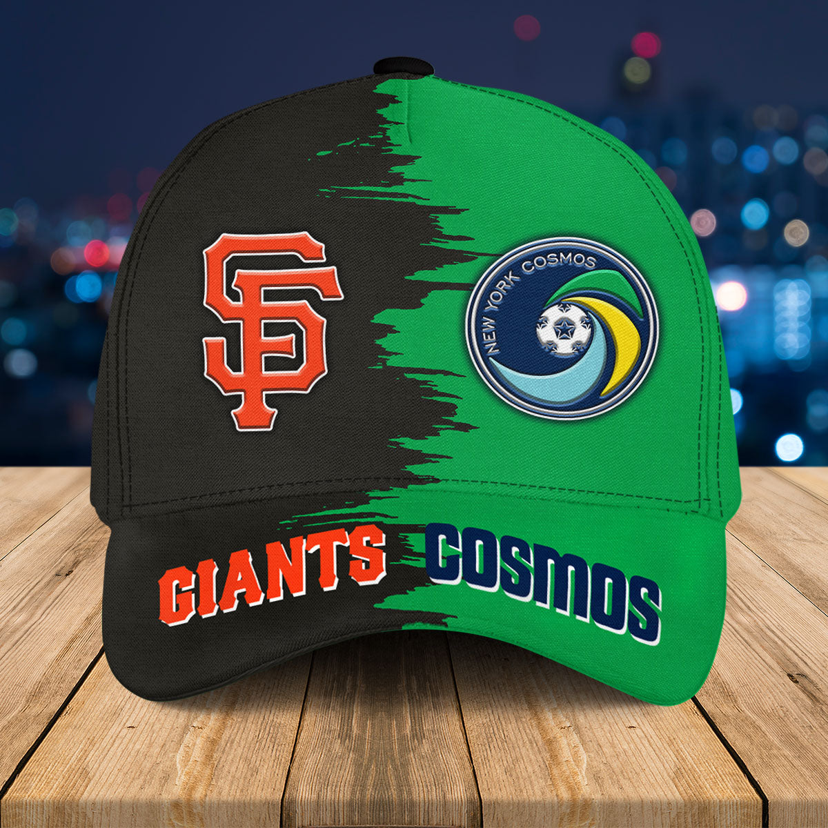 Two Teams Classic Cap - Customized Classic Cap - SFG NYCM