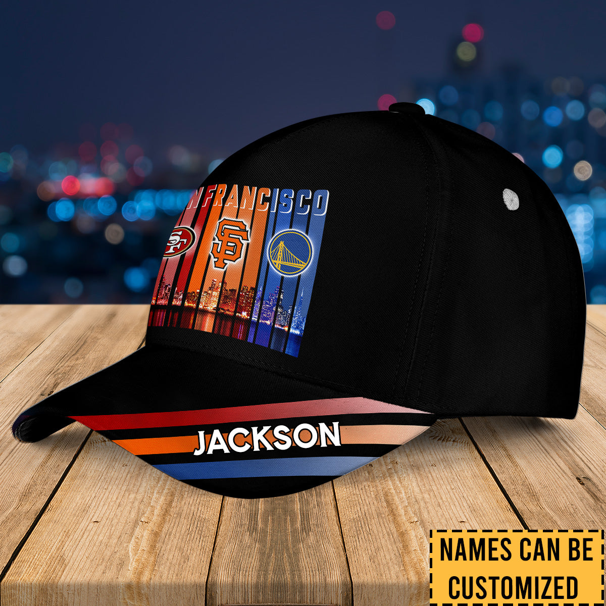 San Francisco Classic Cap - Customized Classic Cap