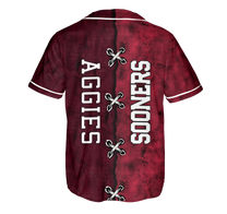 Personalized Two Teams Split Jersey- Customized Jersey For Steve Becker