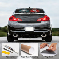 Customized Car Rear Windows Sticker - He Loves, She Loves